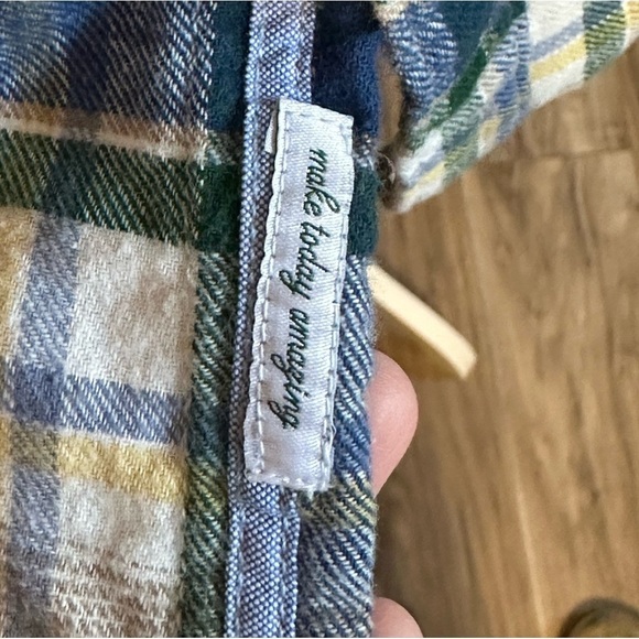 Denim & Flower Ricky Singh‎ Flannel Button Down Shirt Size Large - Picture 2 of 8